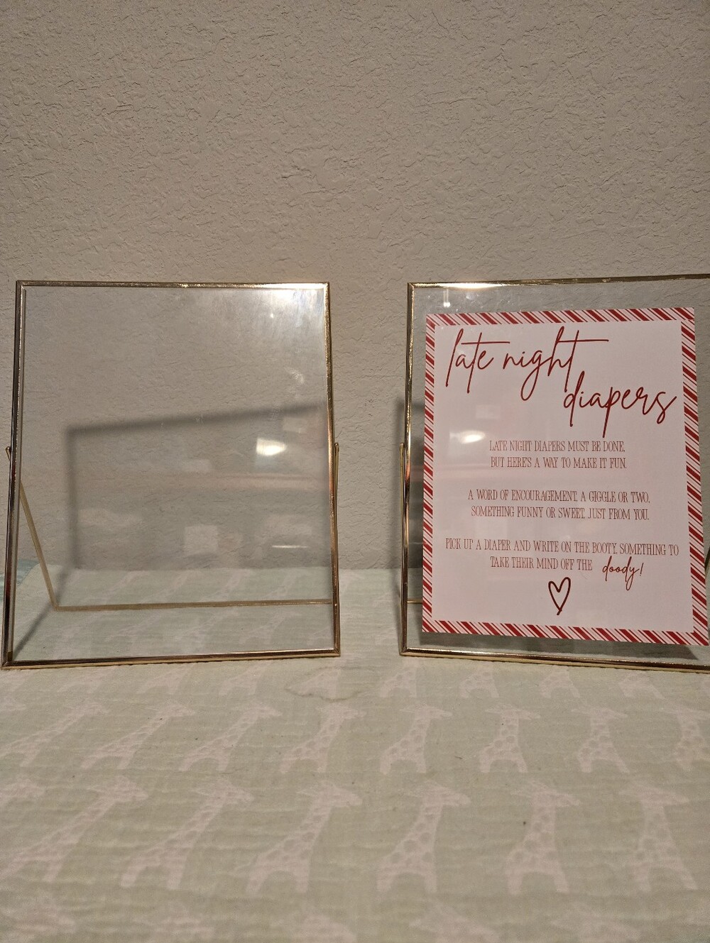 Set Of 2  8X10 Sign Frames For Weddings Or Parties.